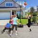image 3 of COSTWAY Portable Basketball Hoop Backboard Basketball Black | Standard
