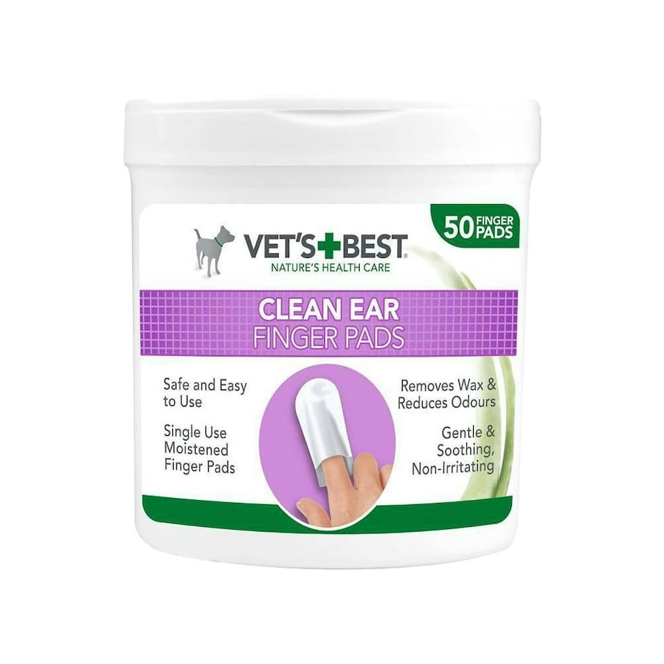 image 1 of Vets Best Dog Ear Cleaner (Pack of 50) - Purple/Green/White - One Size