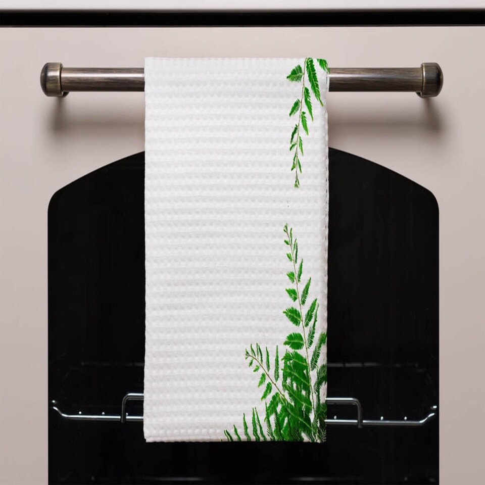 image 1 of Green Botanicals (Kitchen Towel)