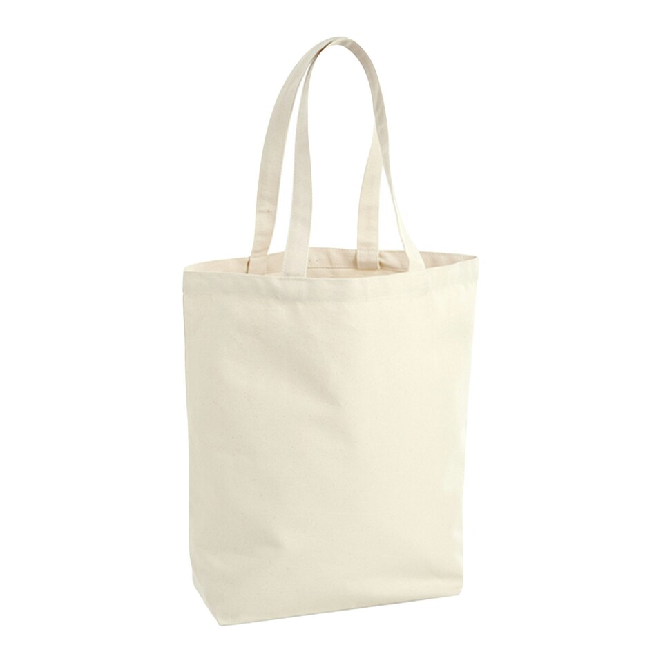 image 1 of Westford Mill Fairtrade Shopper Bag - Natural - One Size Cream