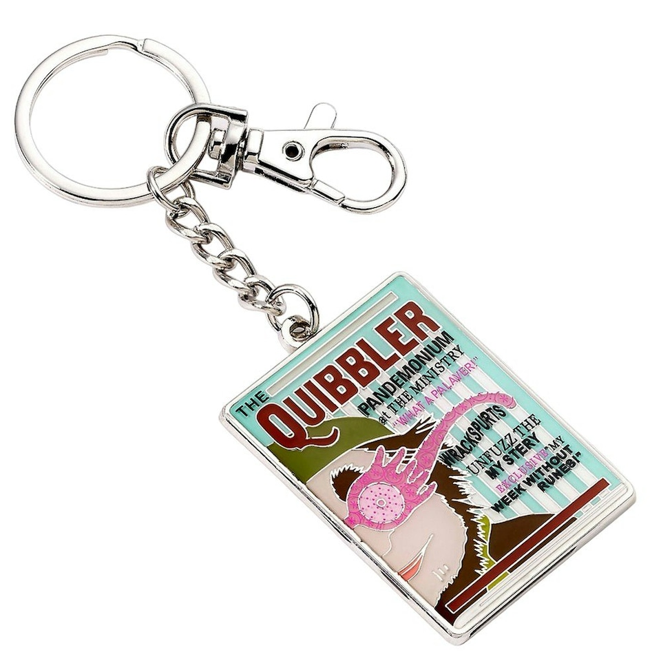 image 1 of Harry Potter Quibbler Keyring - Silver - One Size