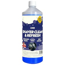 2 x 1 Litre Shaver Cleaning Refill Fluid Handy Size Bathroom Bottle Clean & Renew Cartridge