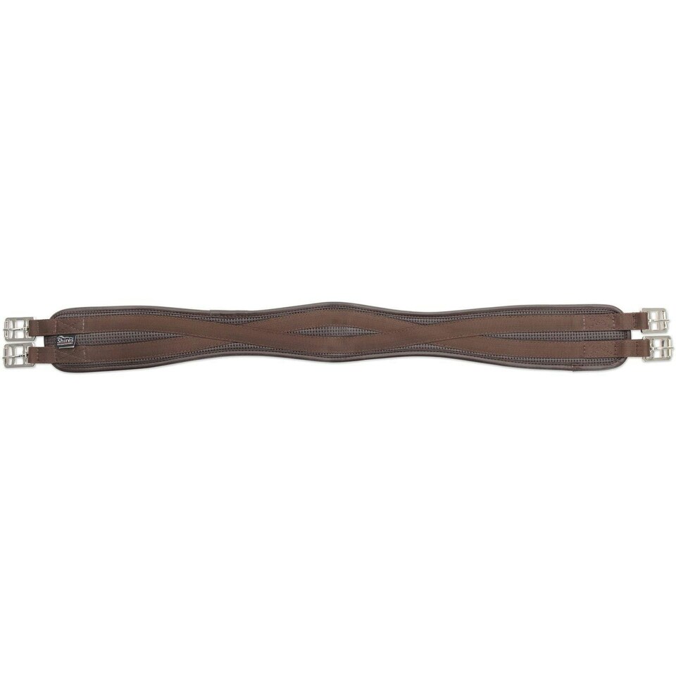 image 1 of Shires Anti-Chafe Horse Girth - Brown - 54in