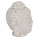 image 3 of Something Different Buddha Head Oil Burner - Grey - One Size