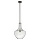 image 1 of Everly 1 Light Medium Dome Ceiling Pendant Light Bronze, E27