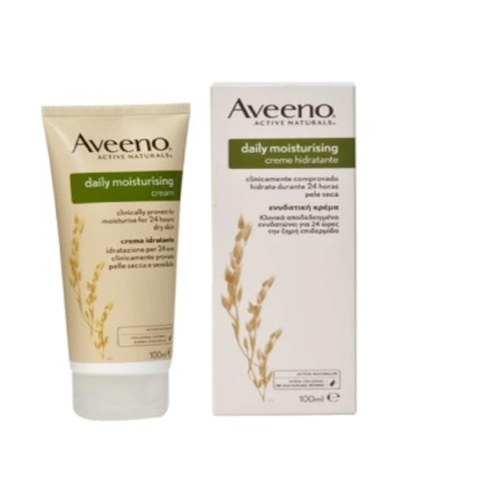 image 1 of Aveeno Moisturising Cream 100ml Pack of 3