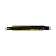 HyCOMFORT Faux Fur Horse Everyday Girth - Natural/Black - 56in