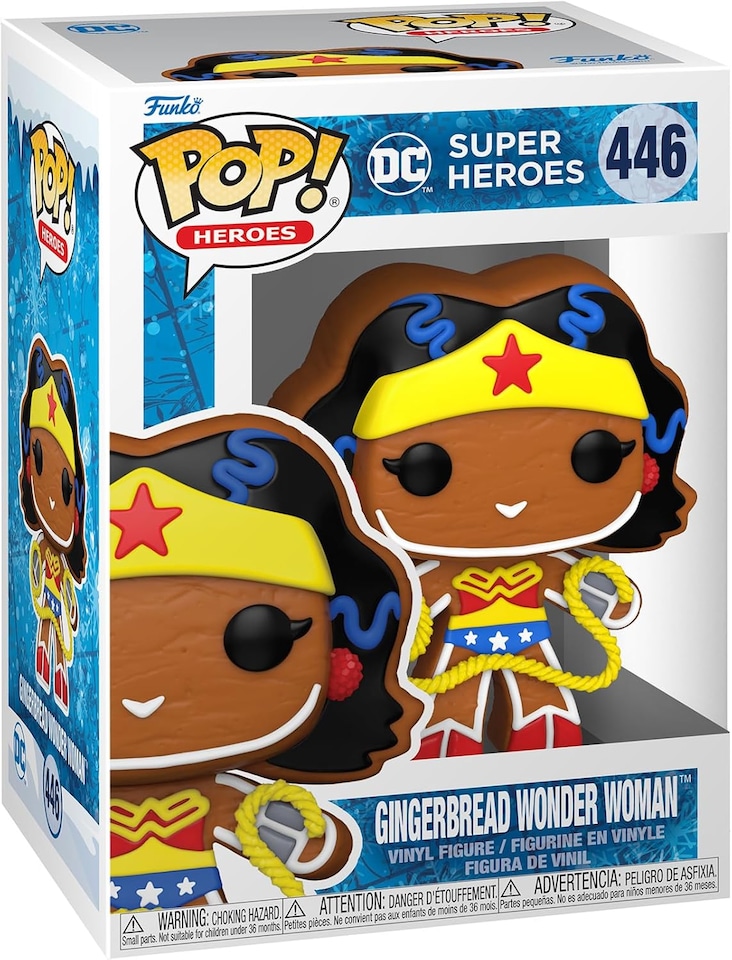 Funko Heroes DC Holiday Super Heroes Gingerbread Wonder Woman POP
