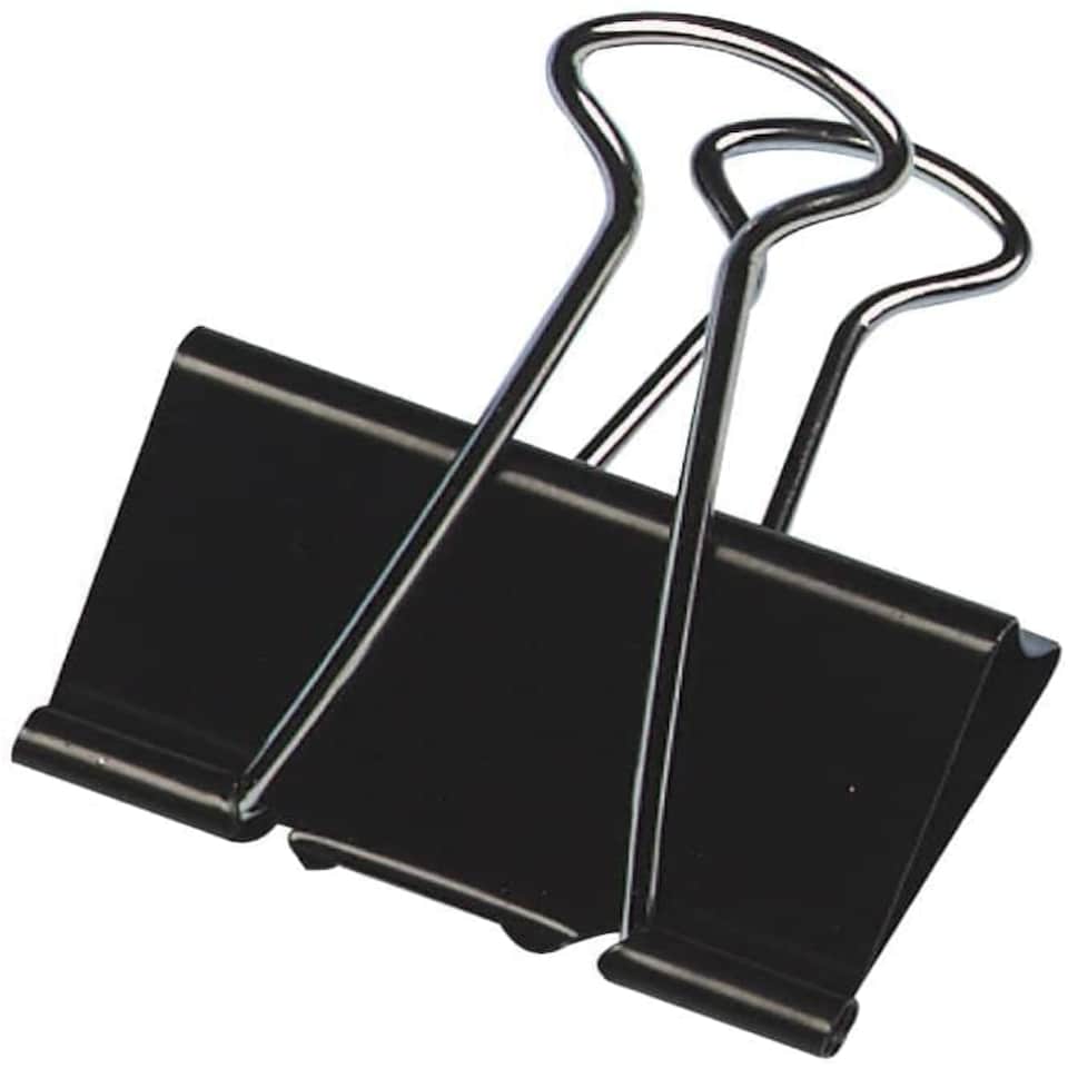 image 1 of Q-Connect Foldback Clip 51mm Black (Pack of 10)