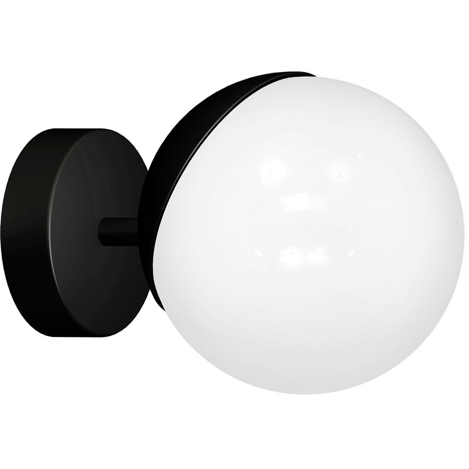 image 1 of Milagro Wall Lamp Sfera Black 1XE14