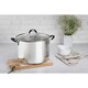 image 4 of Tramontina Stainless Steel Stock Pot 28cm (11.4l)