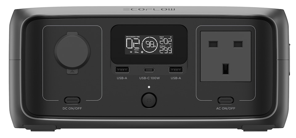 image 1 of EcoFlow River 3 UPS Portable Power Station with 245wh capacity & 600w max power output