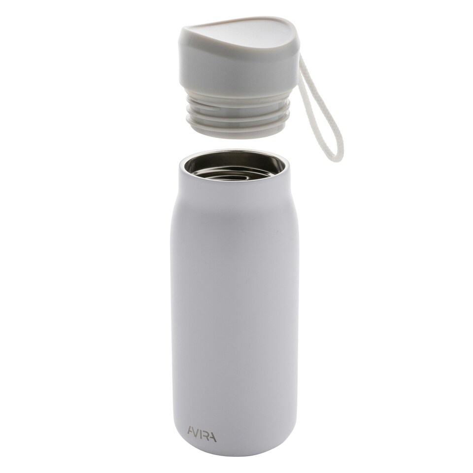 image 1 of Avira Ain Mini Recycled Stainless Steel 150ml Water Bottle - White - One Size White | One Size
