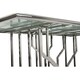 image 2 of Dining Table DKD Home Decor Silver Crystal Steel (180 x 90 x 75 cm) N/A