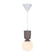 image 1 of Nordlux Sadie Indoor Pendant Light Brown Ceramic E14 Ribbed - Mains Powered, IP20