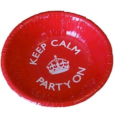 Keep Calm Theme Dessert Bowl - 7 Inches / 18cm