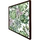 image 3 of Watercolour botanical leaves (Picture Frame) White | M