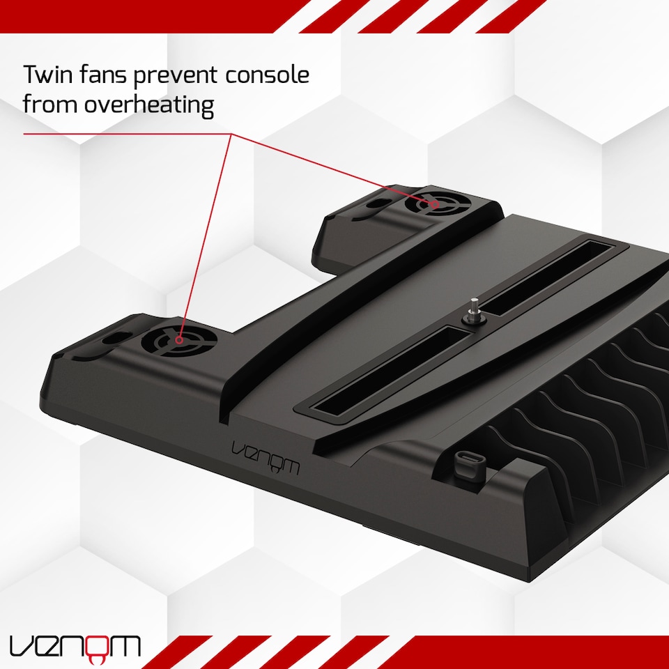 image 1 of Venom PS5 Cool and Charge Console Stand