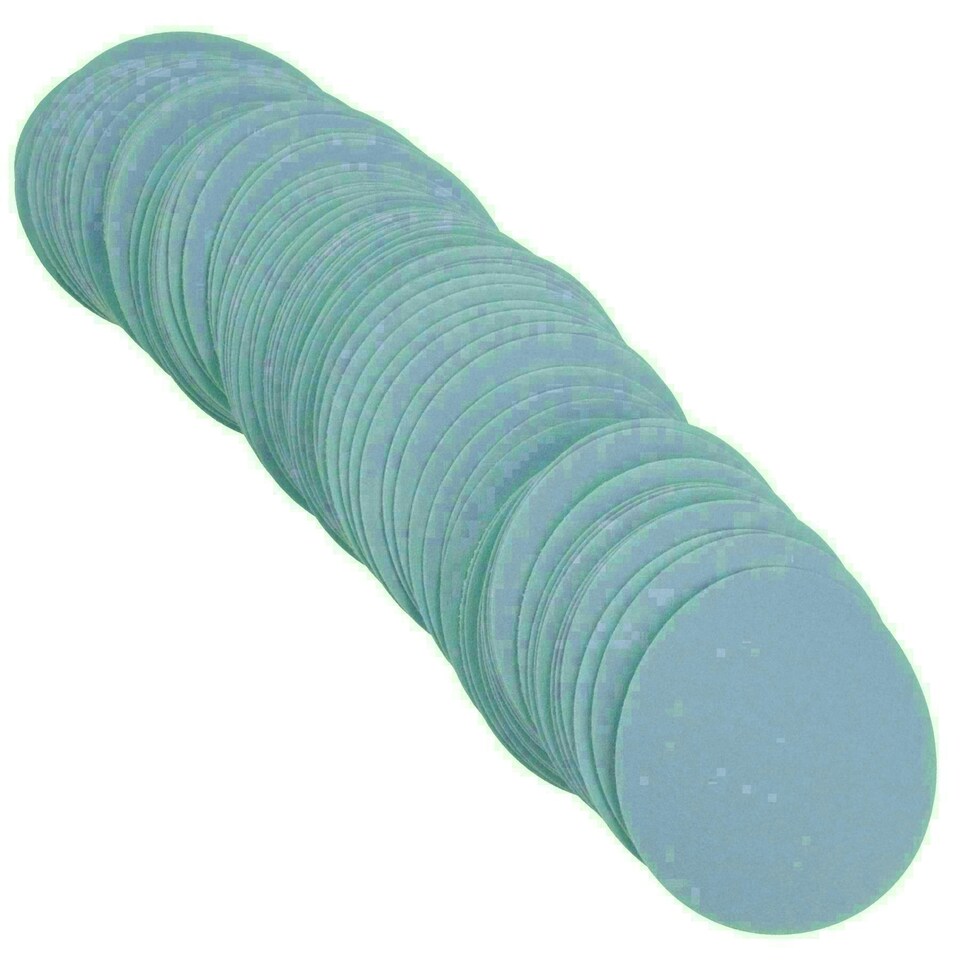 image 1 of 75mm Ceramic Abrasive Sanding Polishing Discs Hook And Loop 240 grit 200pc
