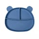 image 1 of Callowesse Silicone Divided Baby Suction Plate | BPA-Free | Dishwasher Safe | Microwave Safe Blue