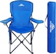 image 1 of Camping Chair Lightweight Folding Portable with Cup Holder and Side Pocket Camp | Blue
