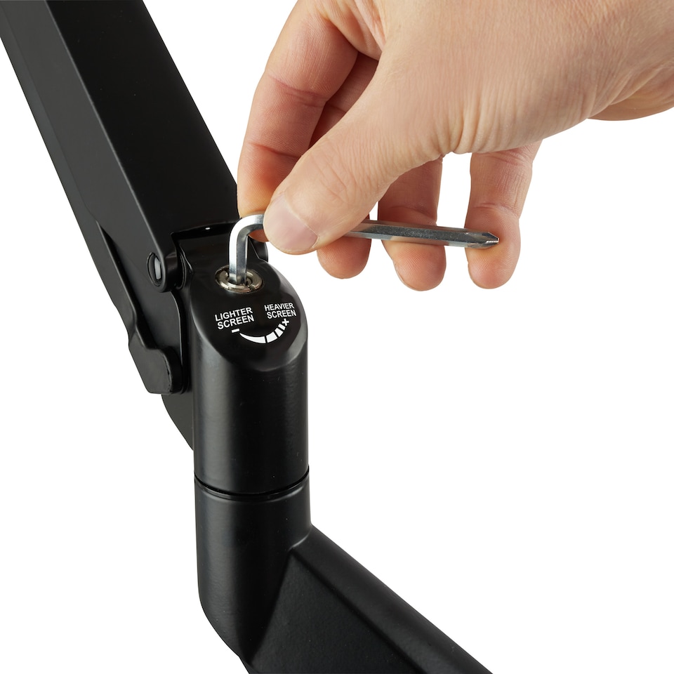 image 1 of Monitor Arm - for 4 screens, swivel arms can be tilted, rotated, and are height-adjustable