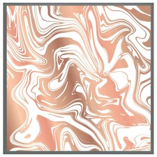 Rose gold marble (Picture Frame) Grey | XS