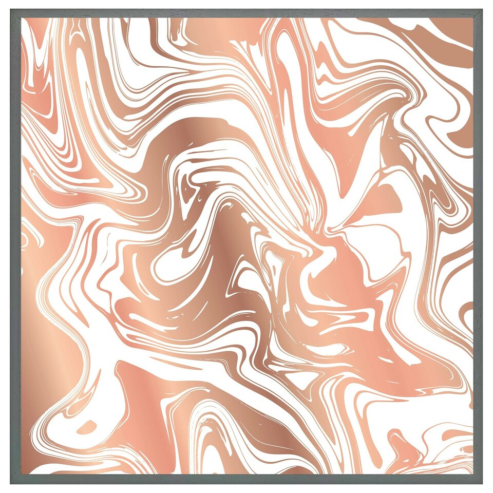 image 1 of Rose gold marble (Picture Frame) Grey | XS