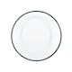 image 4 of Argon Tableware White Enamel Deep Bowls - 19cm - Navy - Pack of 6 Blue