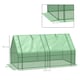 image 5 of Outsunny Mini Small Greenhouse with Steel Frame & PE Cover & Window