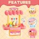 image 2 of Mini Sweet Shop Toy Set with 17 Colourful Dessert Pieces for Imaginative Play