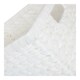 image 4 of Set of 3 White Paper Rope Rectangular Storage Basket | White | White | Not provided