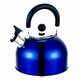 image 3 of 2 Litre Stainless Steel Whistling Kettle (Blue)