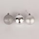 image 5 of 60mm/18Pcs Christmas Baubles Shatterproof Silver,Tree Decorations