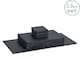 image 1 of Argon Tableware 13 Piece Rectangle Slate Placemats Set Grey