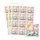 image 1 of Easter Gonk Square Stickers 65mm - Sheet of 12