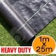 image 1 of 1m X 25m Ground Cover Fabric Landscape Garden Weed Control Membrane Heavy Duty