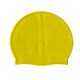 image 2 of SwimTech Unisex Adult Silicone Swim Cap - Yellow - One Size
