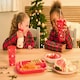 image 5 of Christmas 3 Pack Dinnerware Set with Straw Sipper 500ml