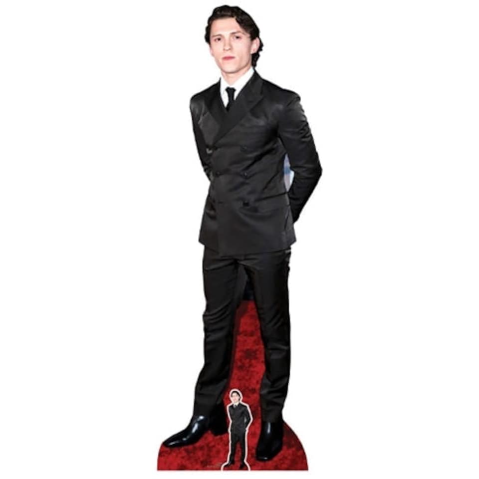 Tom Holland Smart Black Suit Lifesize Cardboard Cutout 173cm