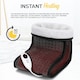 image 2 of MONHOUSE Electric Foot Warmer - Cold Feet Warmers for Home Use and Office Under Table Desk - Soft and Breathable Heating Pad - Comfort Heat Therapy - Dark Grey