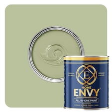 ENVY All-in-One Paint - High Coverage Multi Surface Paint for Walls, Wood & Furniture - Sage Green - 1L - Matt