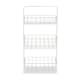 image 1 of Kirby Three Tier White Storage Caddy White