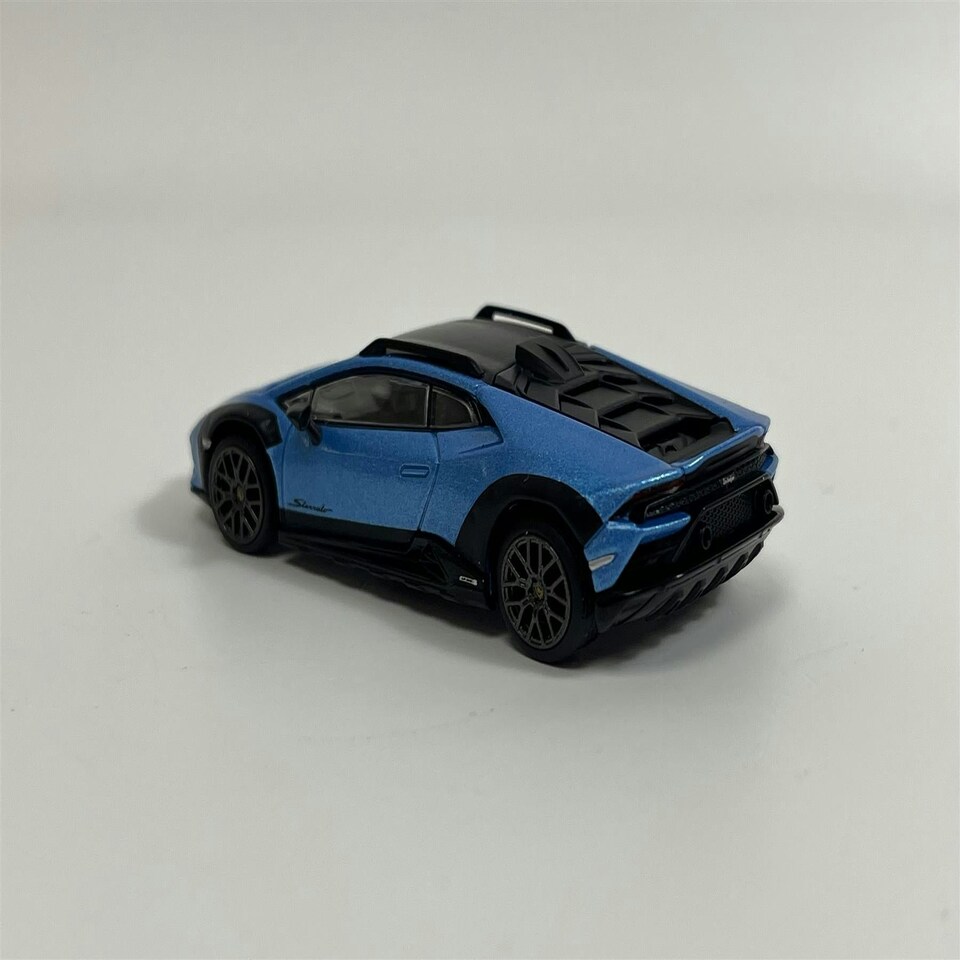 image 1 of Lamborghini Huracan Sterrato Blue Aegir RHD 1:64 Scale Mini GT MGT00807R