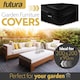 image 3 of Futura 420D Square 200x200x90cm Waterproof Garden Furniture Cover, Outdoor Patio Weatherproof Rattan Sofa Shield
