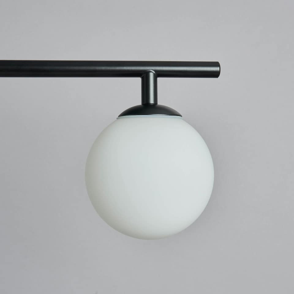 image 1 of BHS Nancy Bathroom Ceiling Spotlight Bar, Black Black | Black