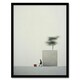 image 1 of Weekly Shop Minimalist Soft Pastel Simple Black Framed Wall Art Print A4