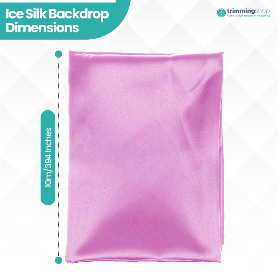 image 1 of 10m Ice Silk Fabric, Satin Material Silk Overlay, Backdrop Fabric