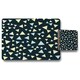 image 1 of Yellow & Blue Triangles (Placemat & Coaster Set)