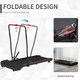 image 3 of HOMCOM Walking Machine w/ LED Display & Remote Control Exercise Jogging Fitness